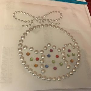 Swarovski Austrian Crystal Iron On Motif